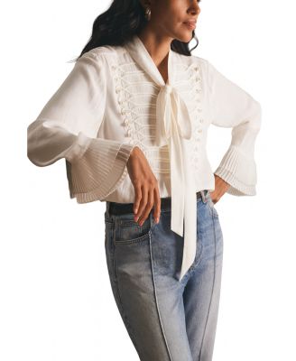 Mint Velvet Women's Military Detail Blouse