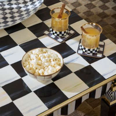 Courtly Check & Stripe Coffee Table