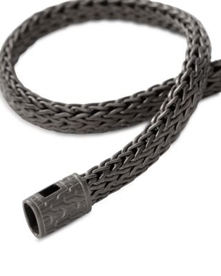 Men's Dark Silver Icon Heritage Link Bracelet