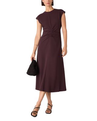 Gathered Midi Dress