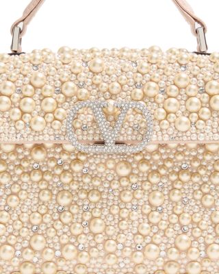 Mini VLogo Top Handle Bag