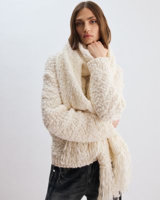 Luisa Scarf Long Sleeve Sweater