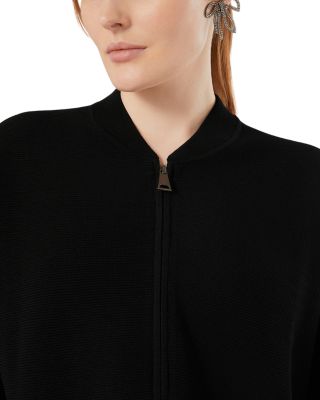Uscita Rafia Zip Front Cardigan