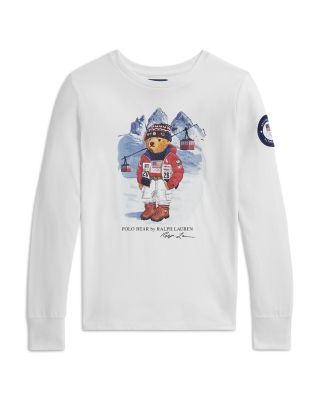 Girls&#39; Team USA Polo Bear Cotton Tee - Big Kid
