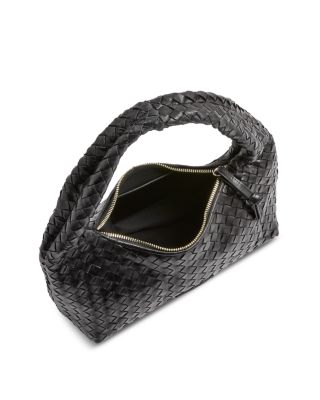 Mercer Woven Leather Shoulder Bag