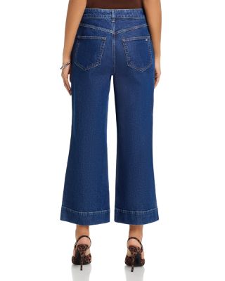 Joey Wide Leg Ankle Jeans in Tide