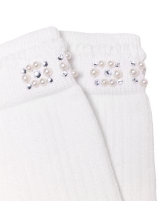 Pearl Pointelle Socks
