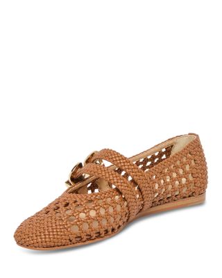 Women's Baylee Woven Leather Flats