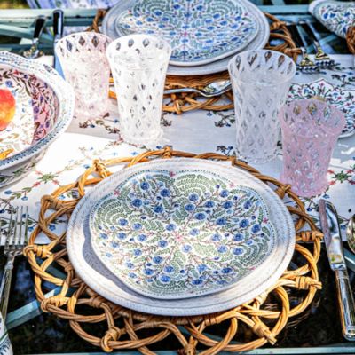 Le Panier White/Delft Dinner Plate