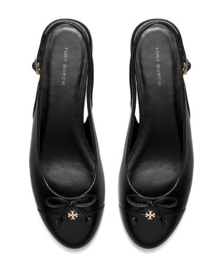 Women's Cap Toe Slingback Ballet Flats