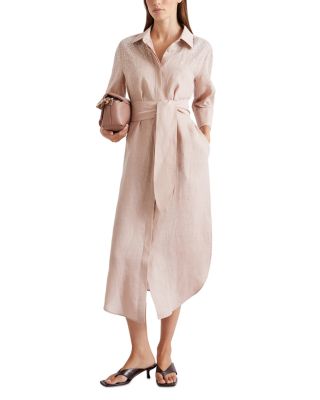 Calle Linen Shirt Dress
