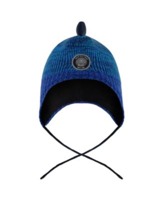 Boys' Lined Dino Peruvian Knit Winter Hat - Baby