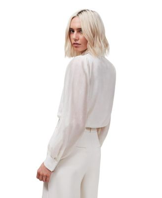 Button Up Mini Diamante Shirt