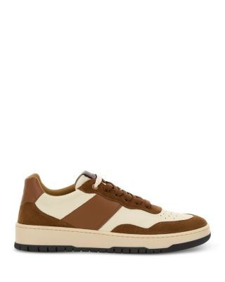 Men's Leather Low Top Sneakers