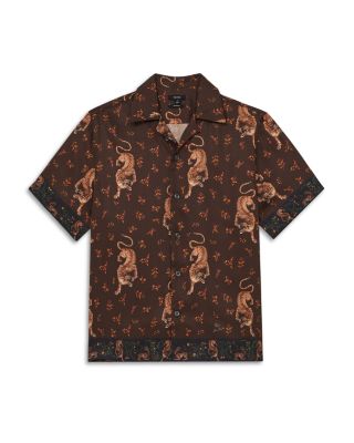 Empire Short Sleeve Printed Cuban Shirt