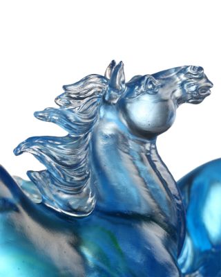 Resembling Water Ever in Motion, Ever Alive Limited Edition Crystal Glass Sculpture