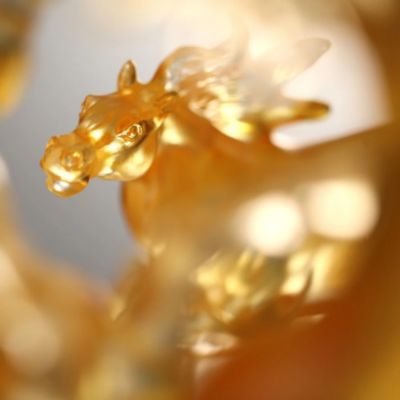 Rising through Heaven and Earth Limited Edition Glass Sculpture