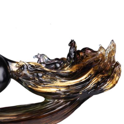 Excelsior Limited Edition Crystal Glass Sculpture