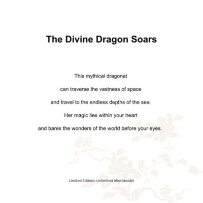 Ruyi's Twelve Blessings The Divine Dragon Soars Crystal Glass Sculpture