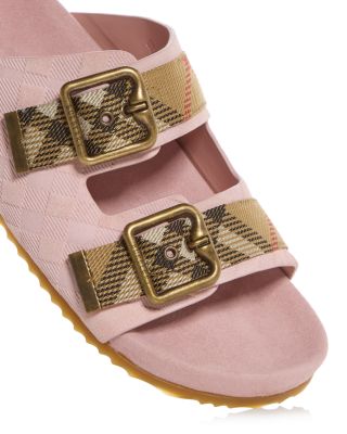 Women's Urchin Check Slide Sandals