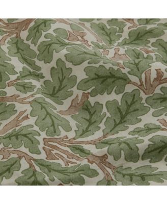 Morris & Co Oak Cotton Pillowcase Pair, Standard