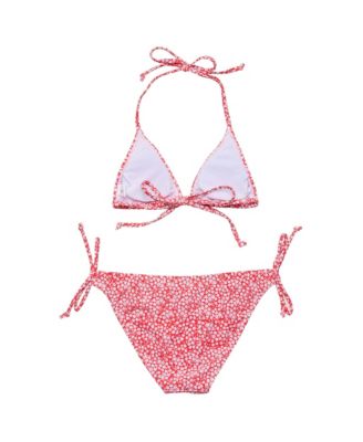 Girls' Ditsy Bloom Triangle Bikini - Big Kid