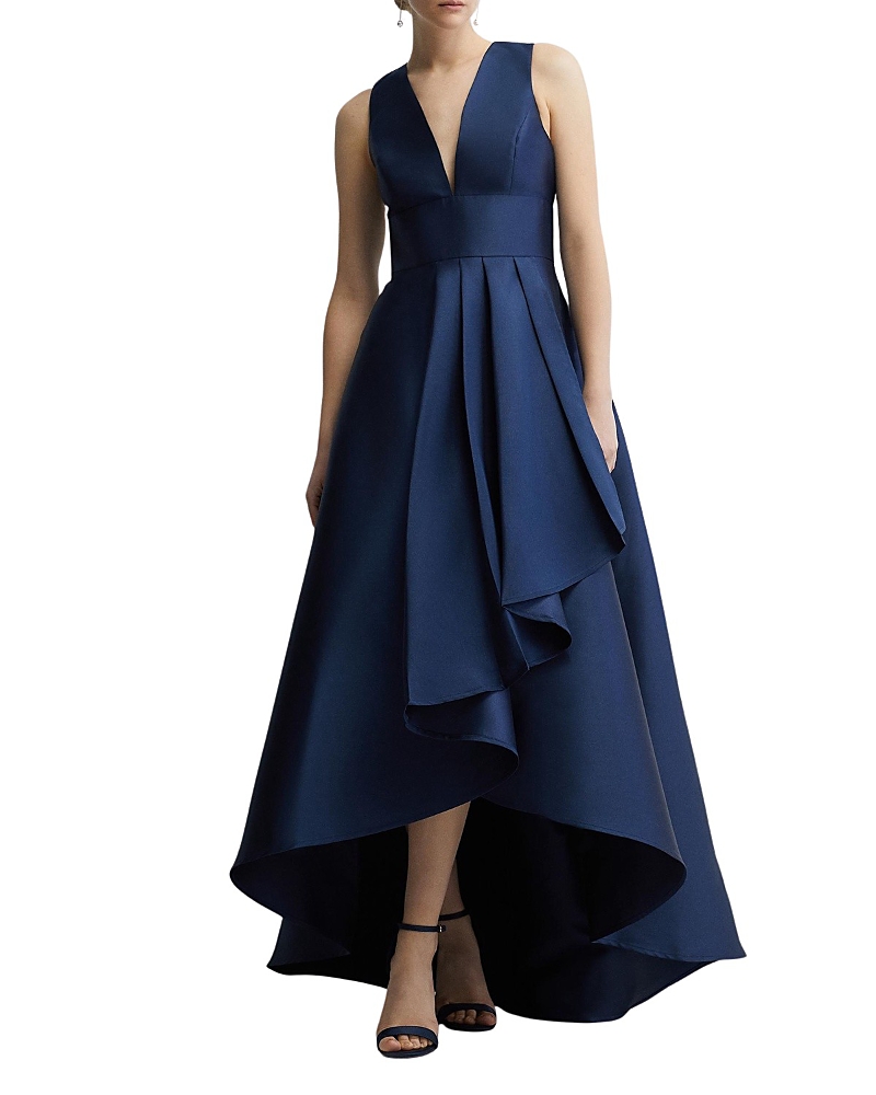 Coast Sleeveless Plunge Waterfall Maxi Dress