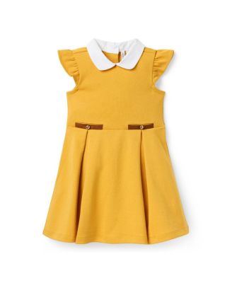 Girls' Flutter Sleeve Ponte Dress - Baby, Little Kid, Big Kid