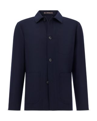 Herringbone Shirt Jacket