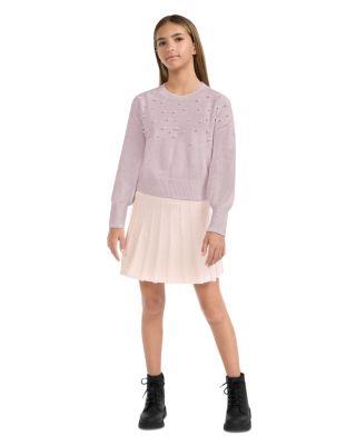 Girls' Sparkle Crewneck Sweater - Little Kid, Big Kid