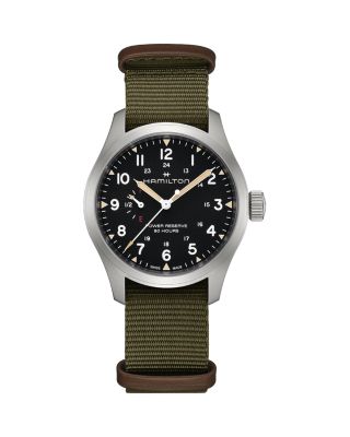 Khaki Field Power Reserve Mechanical Watch, 40mm