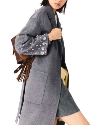 Double Faced Rhinestone Coat