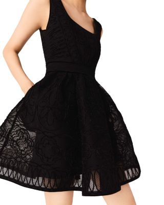 Embroidered Lace Skater Dress