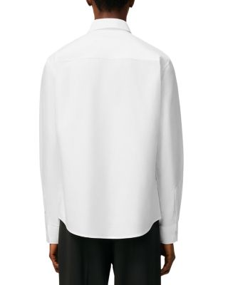 Classic Long Sleeve Shirt Button Down Collar With Embroidered ADC