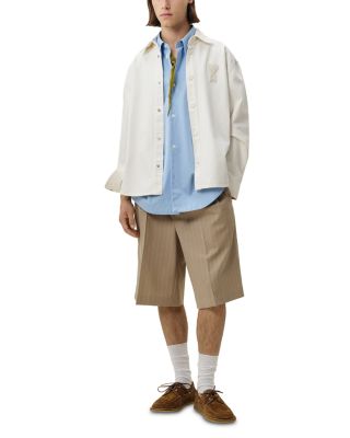 Cotton Logo Overshirt