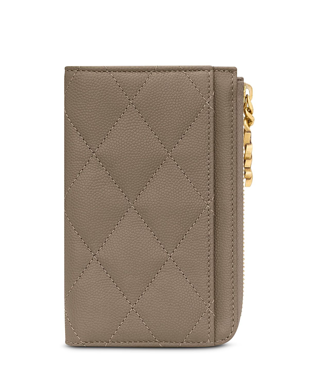 Saint Laurent Cassandre Bijou Zip Card Case