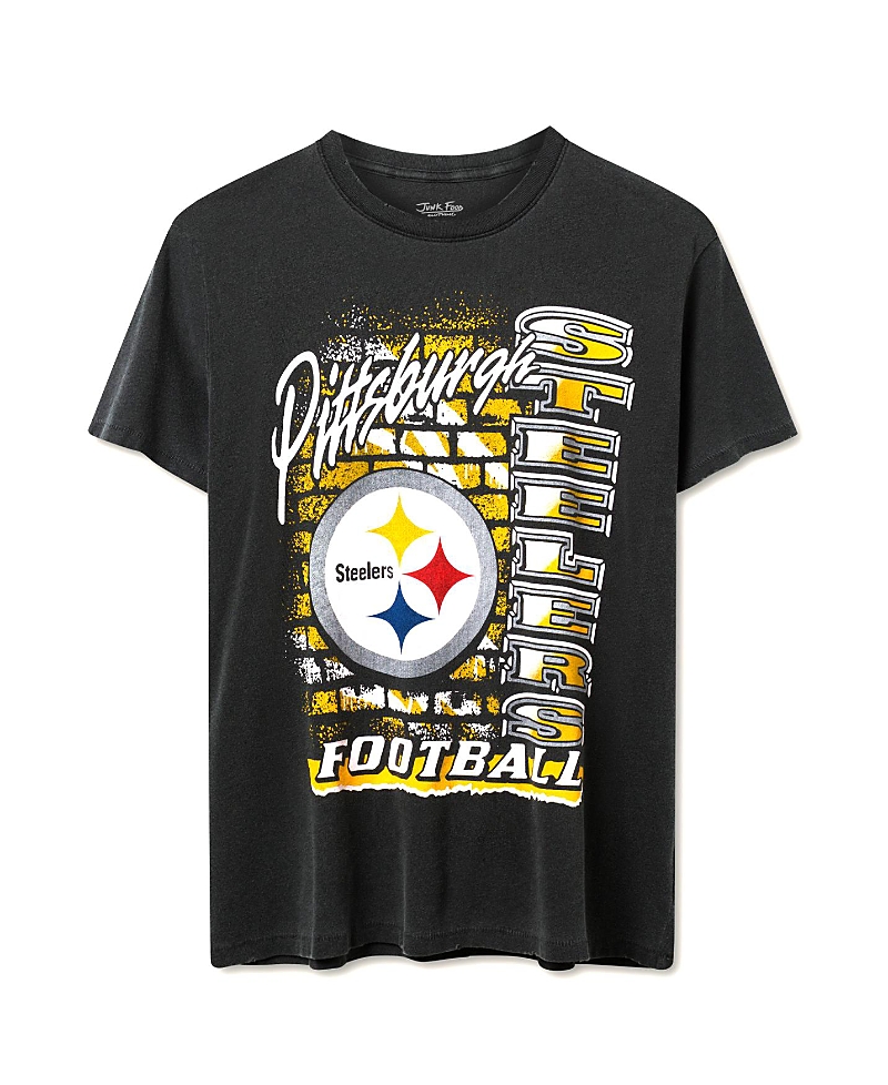 Junk Food Clothing Women's Nfl Pittsburgh Steelers Brick Vintage Tee