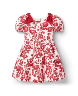 Girls' The Floral Quilted Bow Dress - Baby, Little Kid, Big Kid