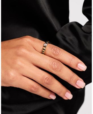 Solid Yellow Gold Lab Grown Diamond Astrid Ring