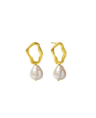 Lapis Star Stud Earrings