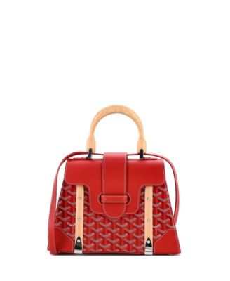  PM Saigon Top Handle Bag Coated Canvas with Leather