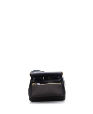 20 Herbag Zip Toile and Leather