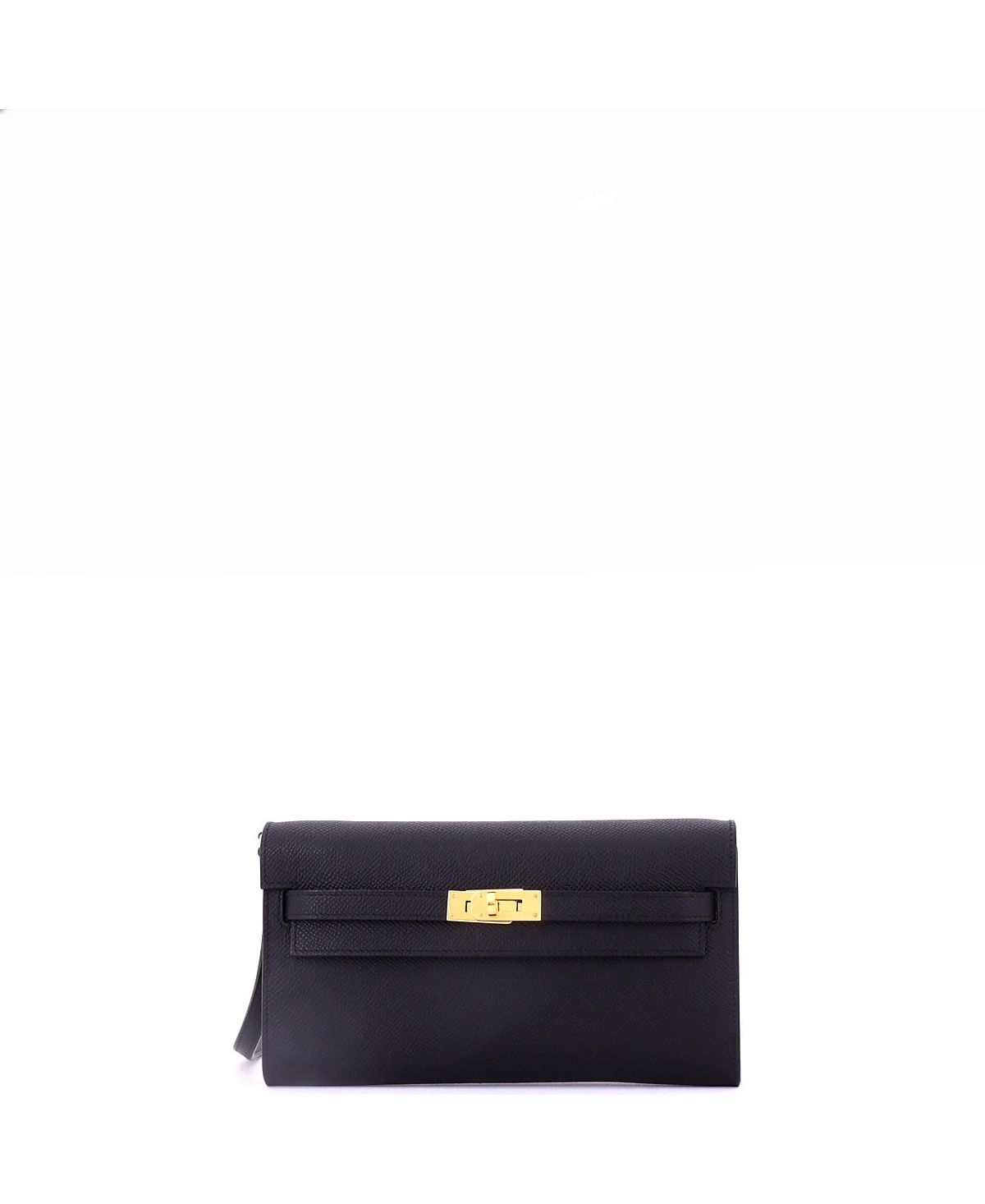 Pre-Owned HERMES Kelly To Go Wallet Epsom