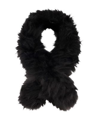  Knit Cashmere Goat Pull-Through Scarf