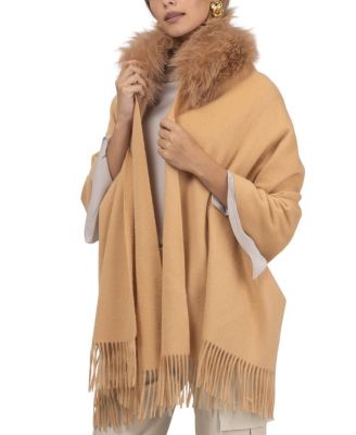 Select Cashmere Stole with Select Lamb Collar