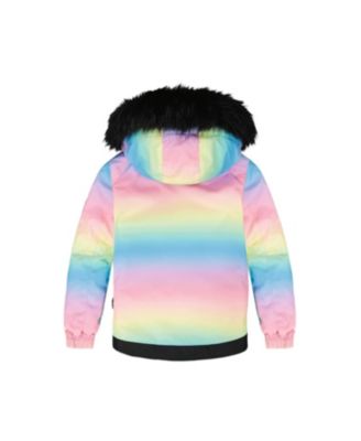  Girls' Two-Piece Smiley Face Play Snowsuit - Big Kid