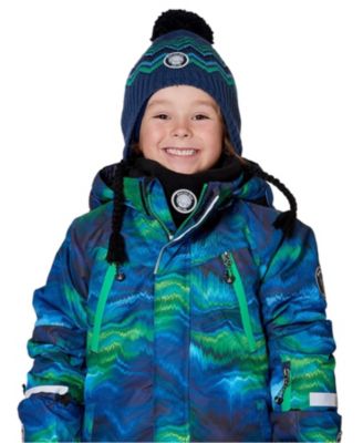  Boys' Lined Peruvian Knit Pompom Hat - Little Kid, Big Kid