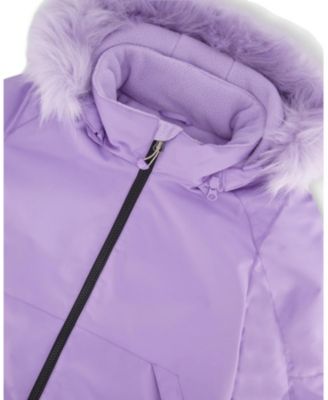 Girls' Two-Piece Play Snowsuit with Pants - Big Kid