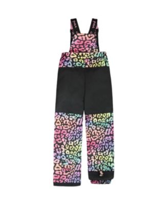  Girls' Two-Piece Rainbow Leopard Play Snowsuit - Little Kid