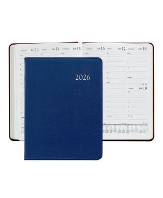  2026 Goatskin Leather Desk Diary